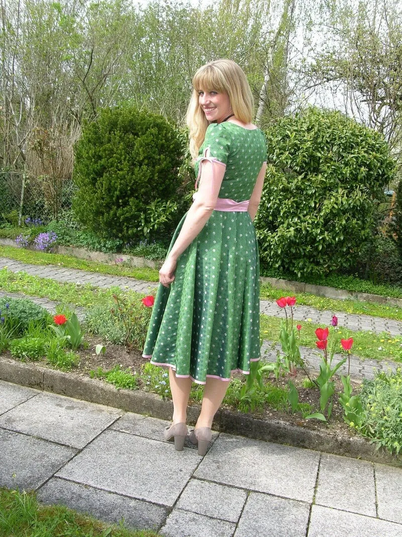 Dirndl Kleid Sportalm, Isadora, grün, Midi 70 cm