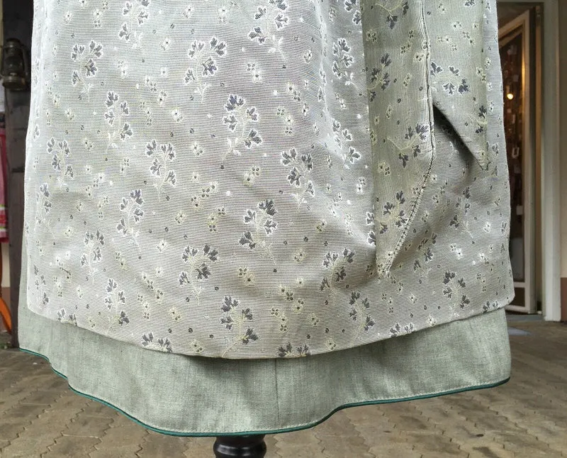 Dirndl Kinga Mathe, Michelle, grün, gold, natur, Midi 70 cm