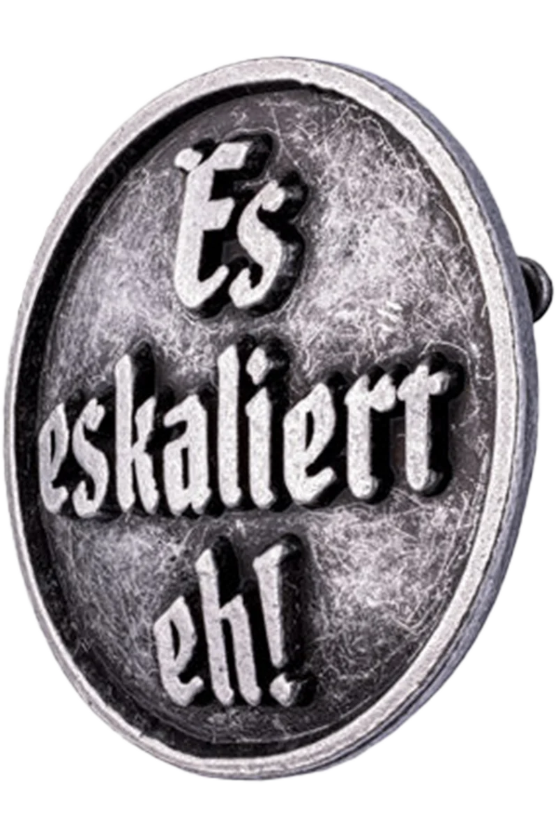 Trachten-Anstecker mit Spruch