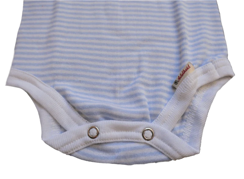Babybody, Adelheid, Glückspilz, gestreift, blau weiß, Buam