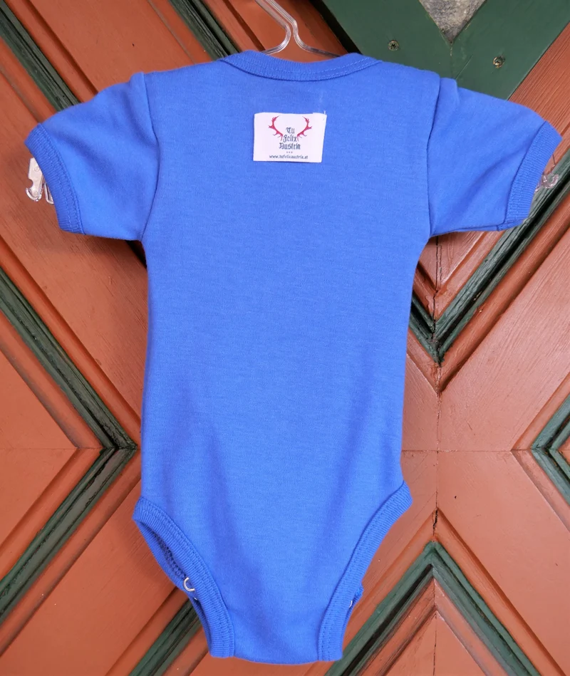 Babybody, Bua, Tu Felix Austria, Lederhose, blau bayrisch