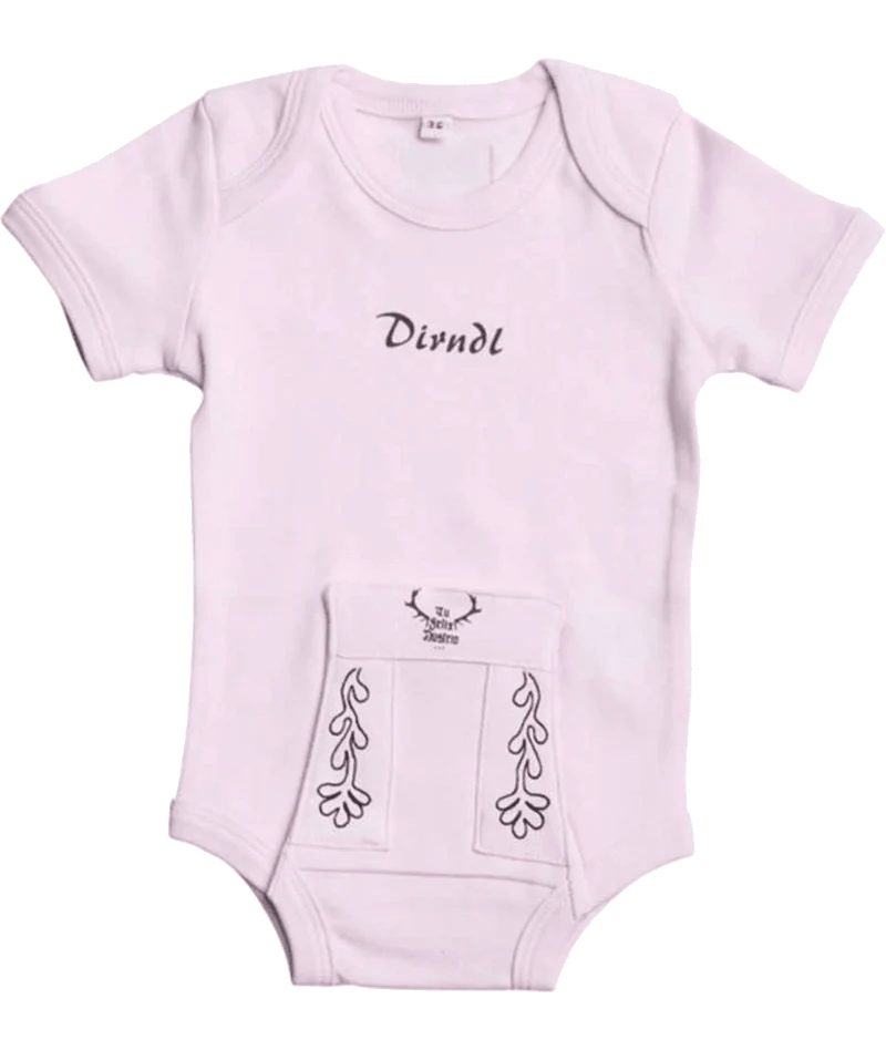 Madl Babybody, Tu Felix Austria, rosa, Dirndl, bayrisch