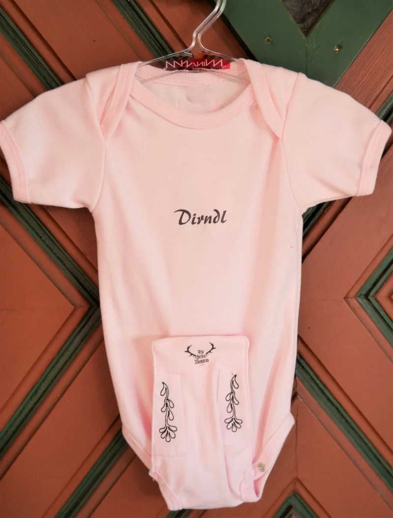 Madl Babybody, Tu Felix Austria, rosa, Dirndl, bayrisch