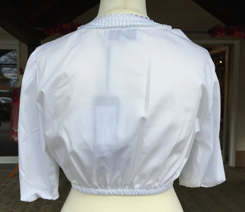 Dirndlbluse Kinga Mathe, Viola, weiß, Haken