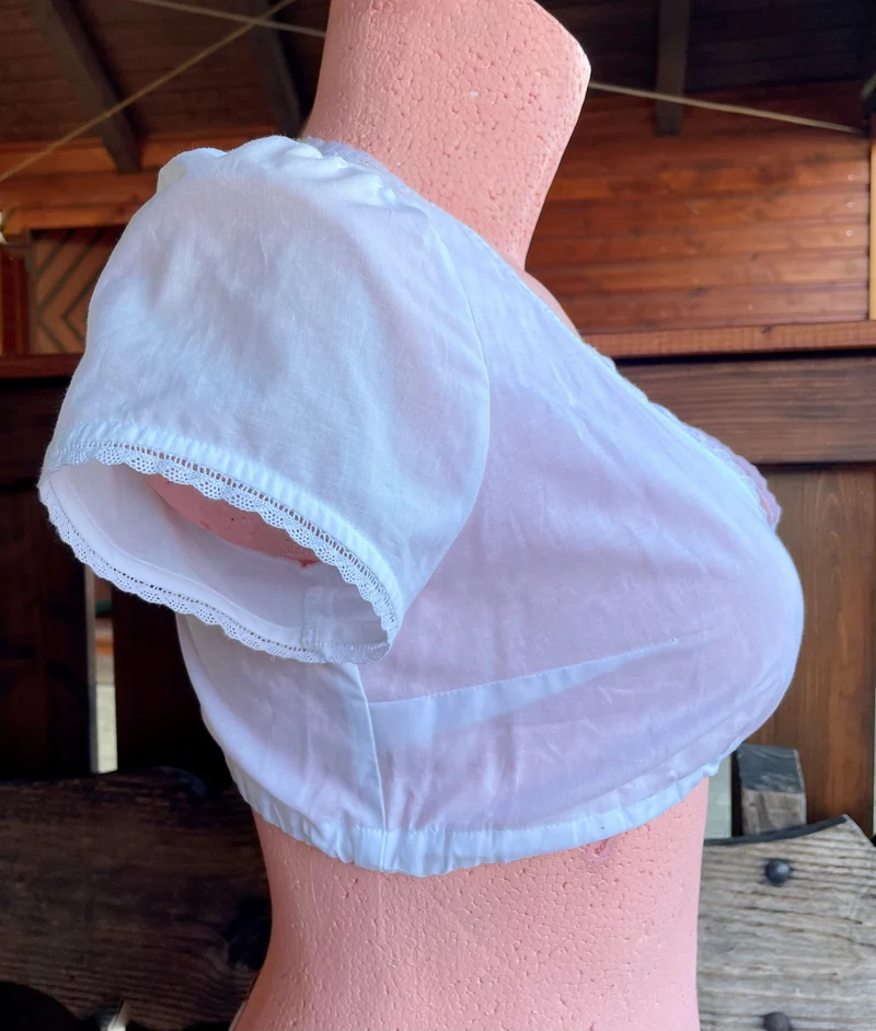 Dirndlbluse Julia Trentini, Elise, weiß, Knöpfe