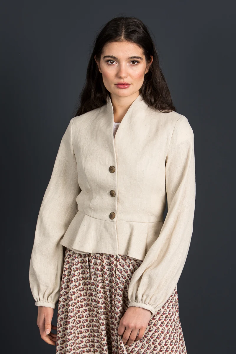 Lena Hoschek Leinenjanker Margot Cream