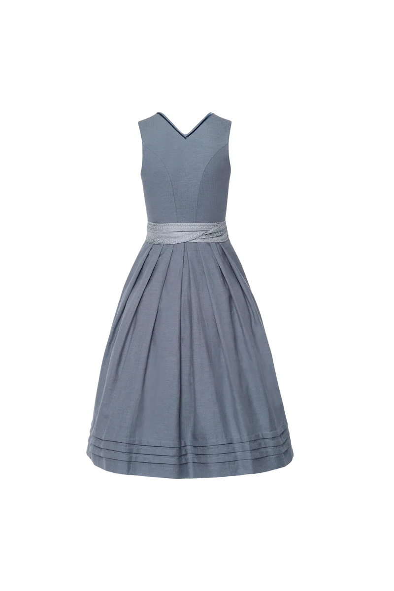 Heimatglück Dirndl Johanna Hellblau