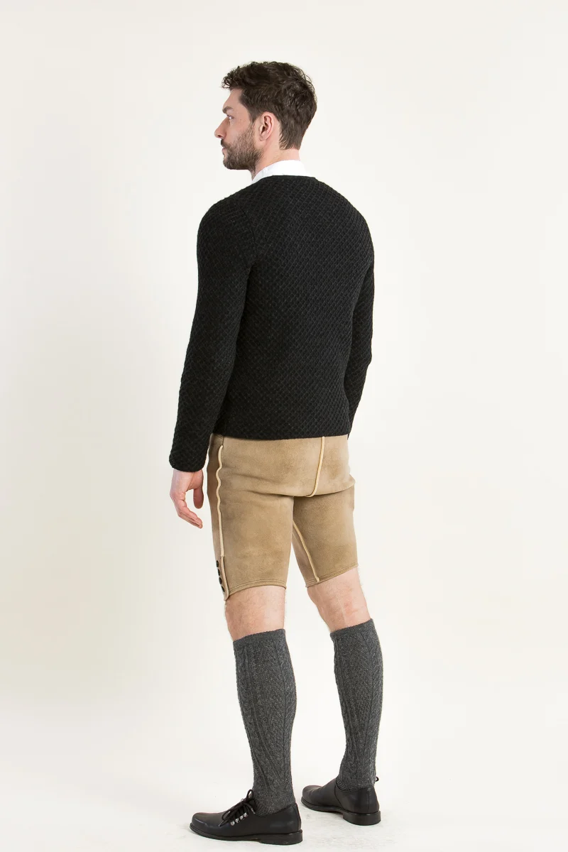 Gottseidank Strickjanker Xaver kaviarschwarz