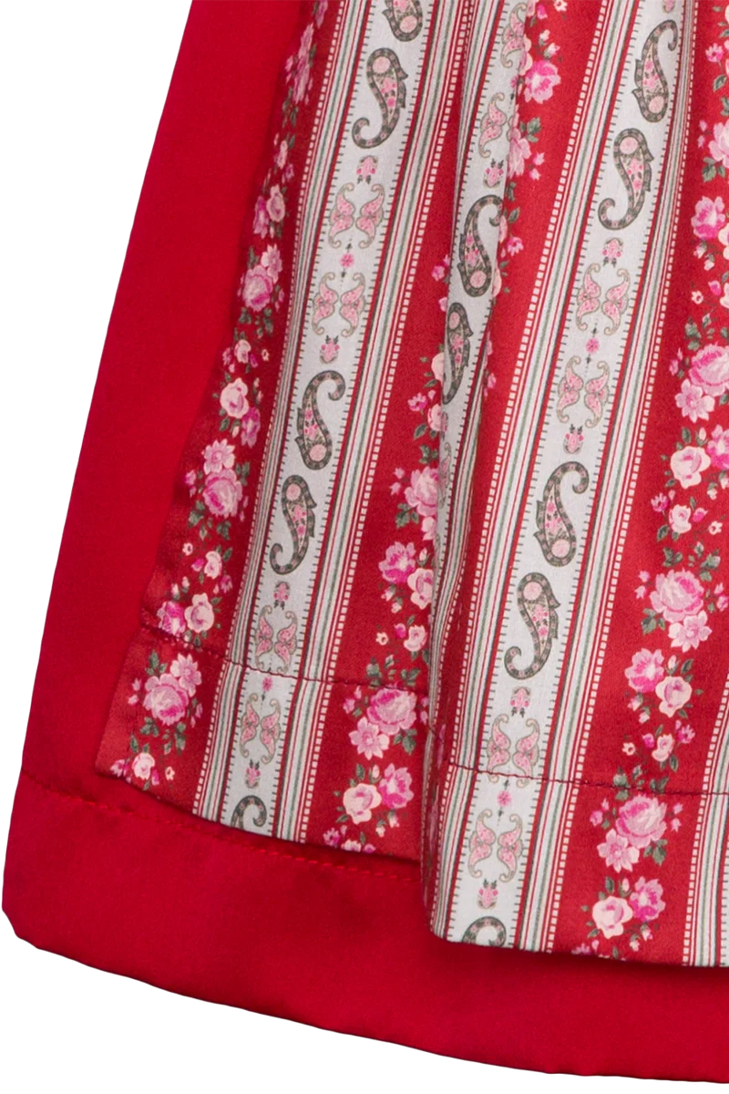 Kinder-Samtdirndl mit Bluse