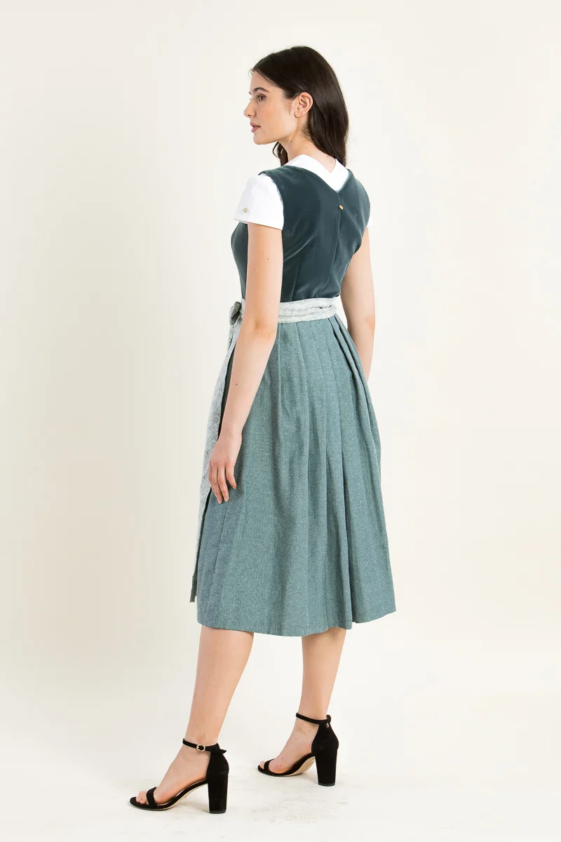 Alpenherz Samtdirndl Melissa Eukalyptus