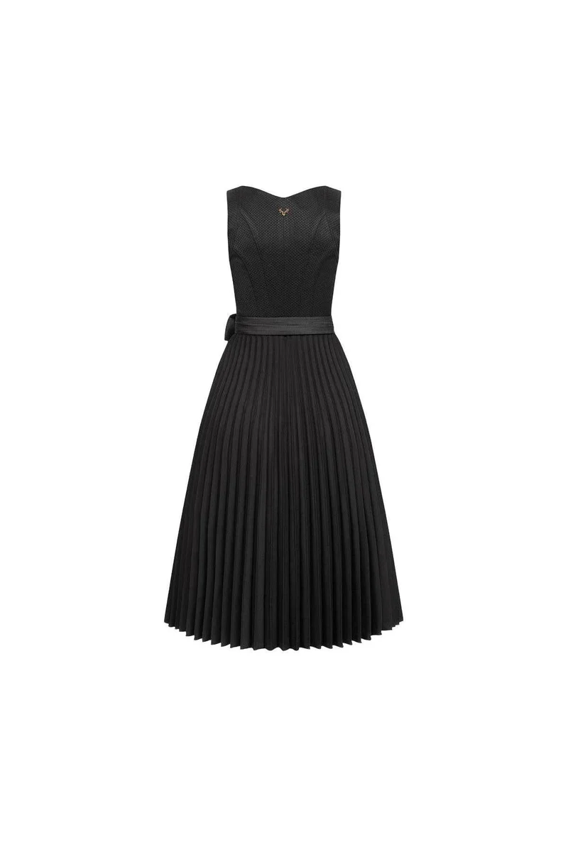CocoVero Plisee-Dirndl Hedi Caviar