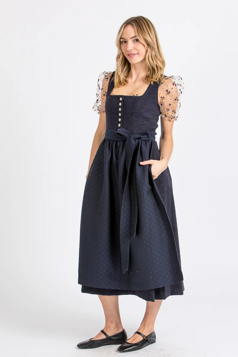 Almliebe Dirndl Danz Bodn blau