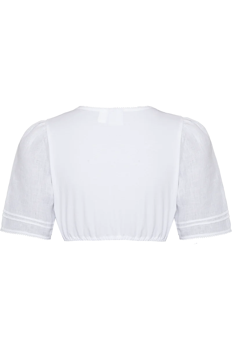 Dirndlbluse aus Leinen
