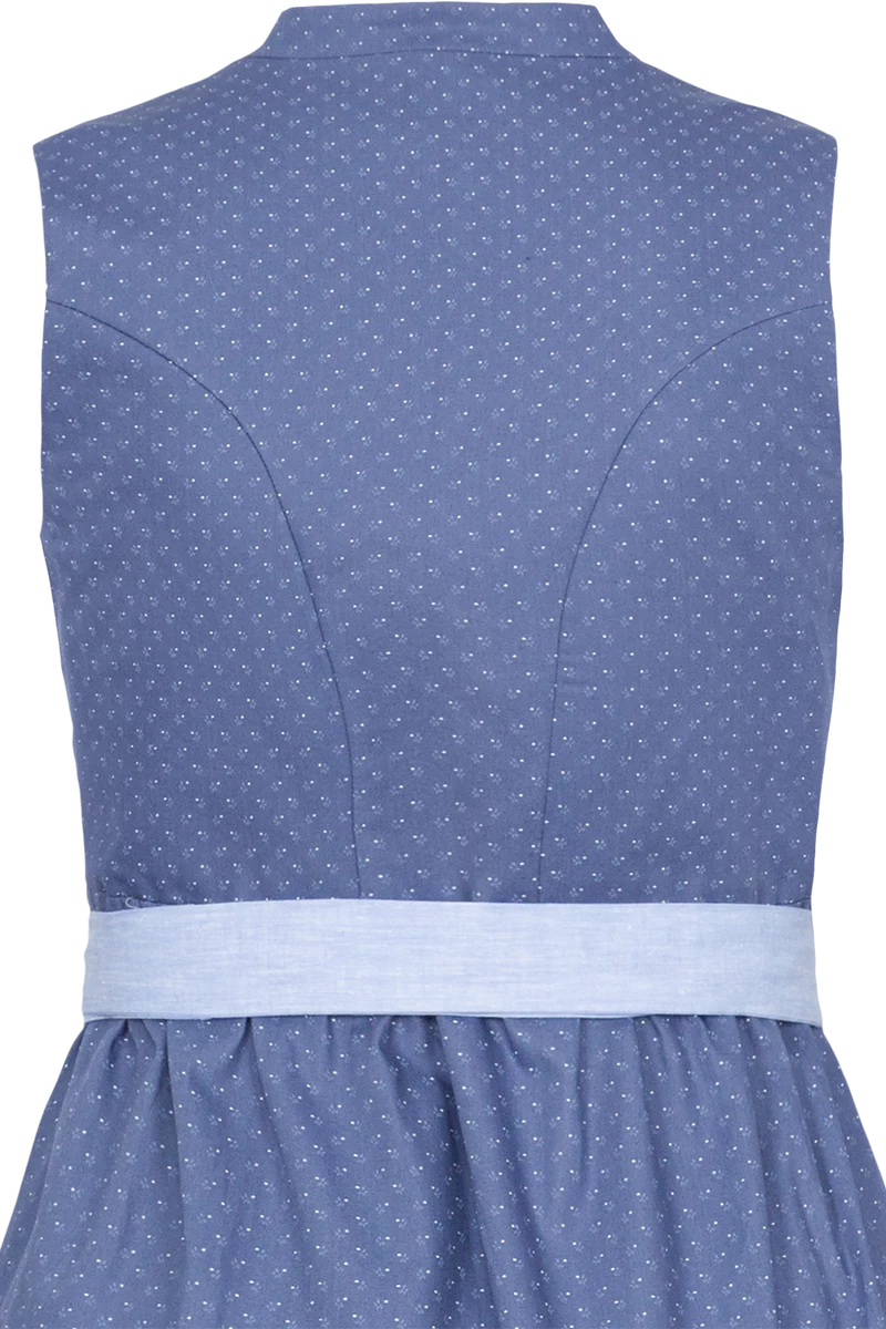 Langes Schwangerschaftsdirndl mit Streublumendruck