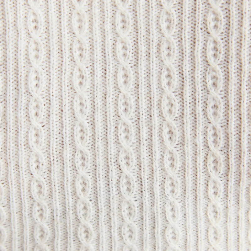 Feinstrick-Cardigan - Crèmefarbe