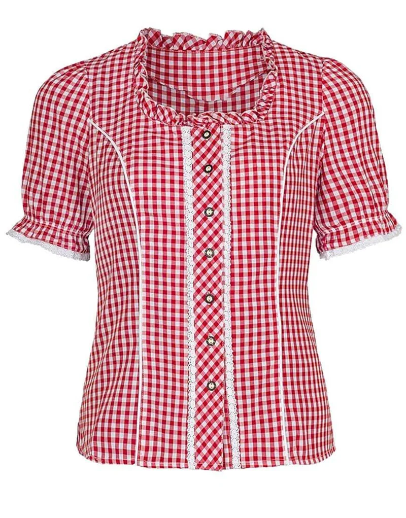 Klassisches Oktoberfest Shirt Damen zur Lederhose