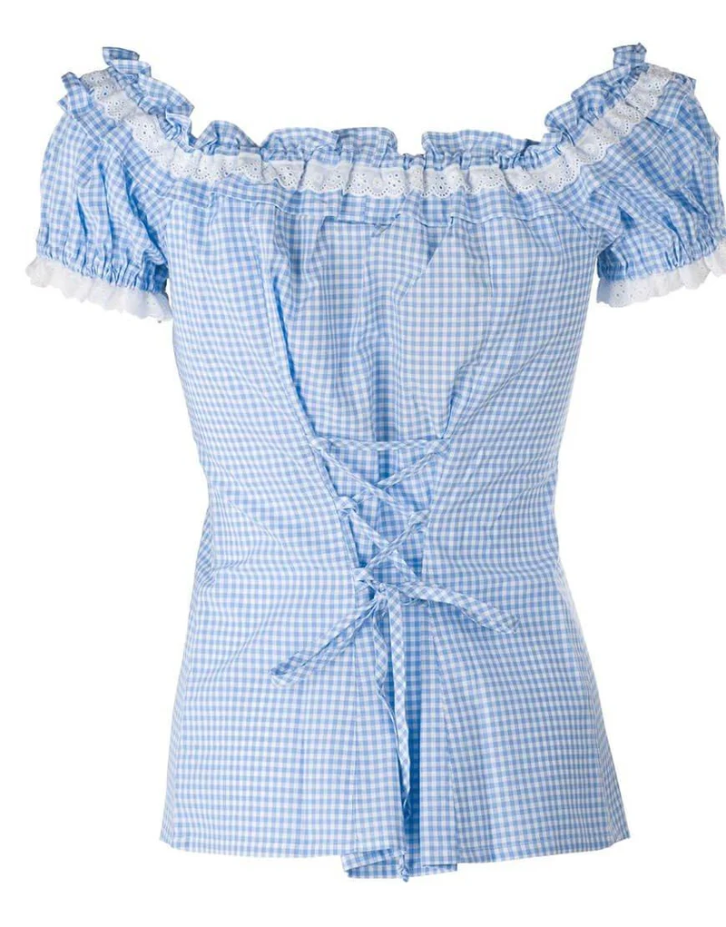 Modernes Damen Trachtenshirt mit Trachtenaufdruck