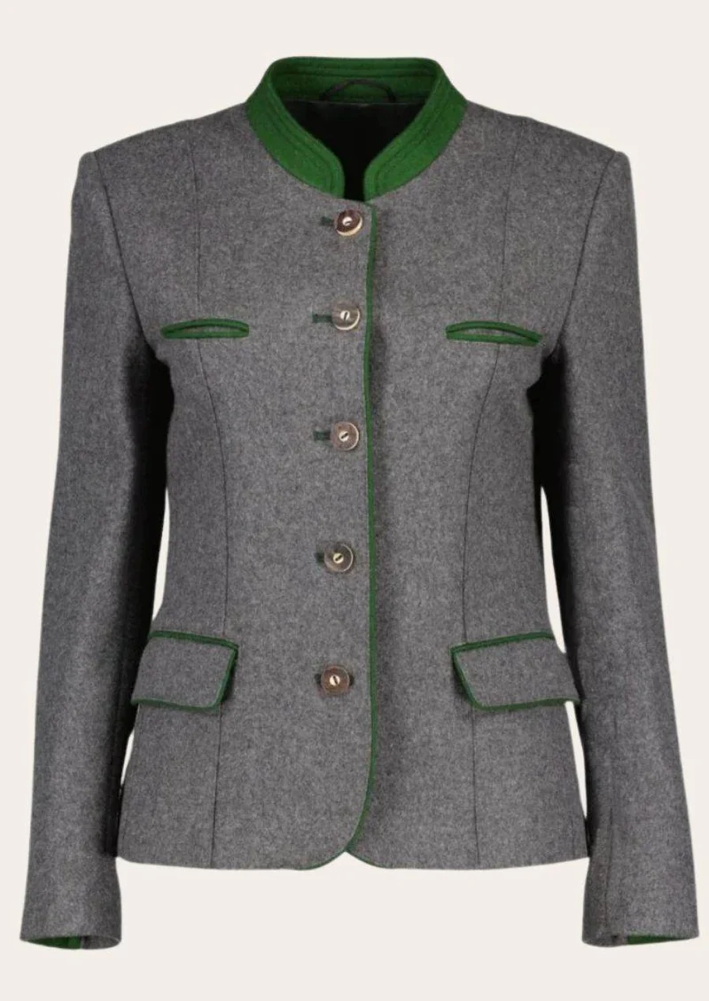 Damen Oktoberfest Jacke mit Hirschhornknöpfen