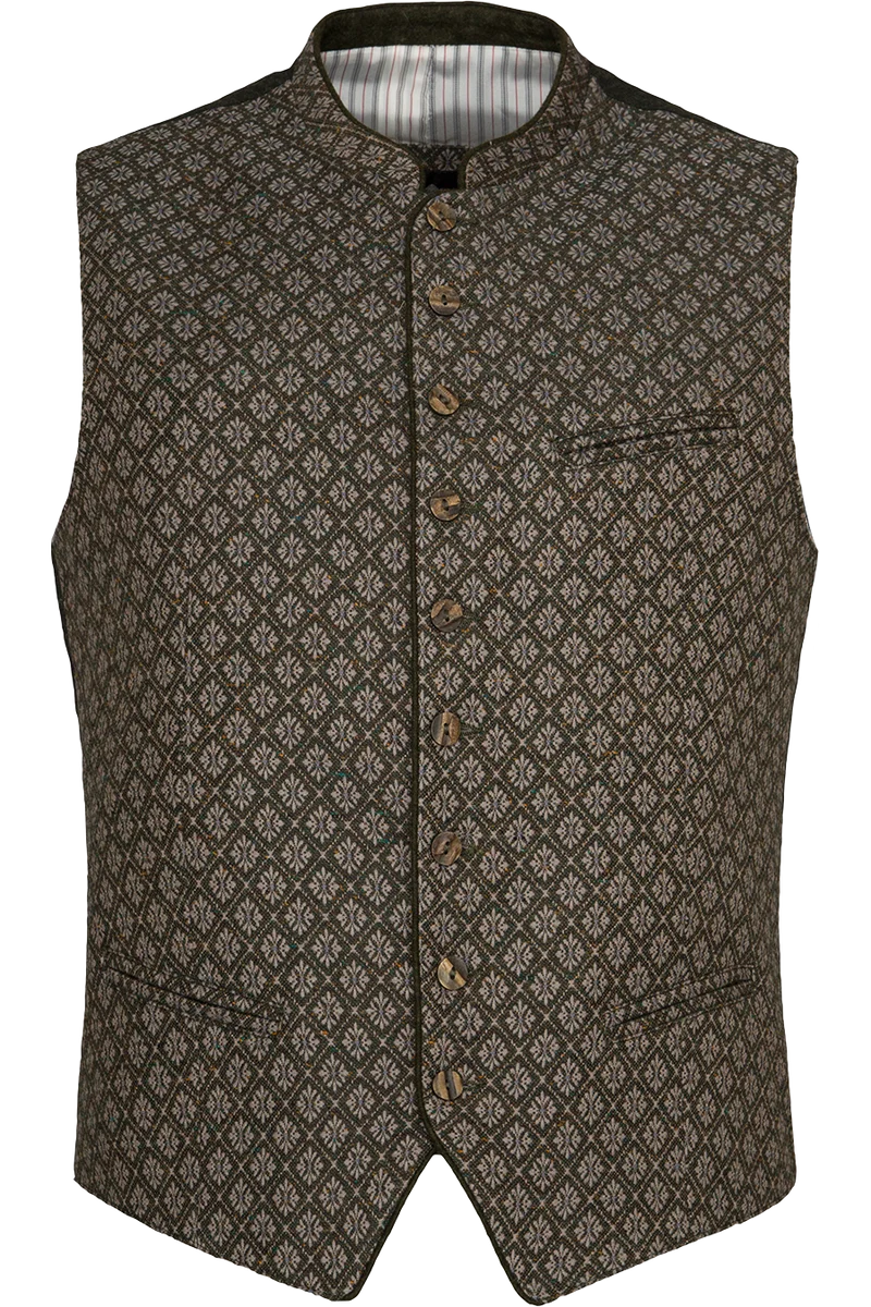 Herren Trachtenweste Slim Fit mit Wollanteil