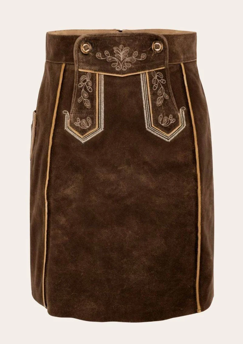 Oktoberfest Rock Damen aus Leder