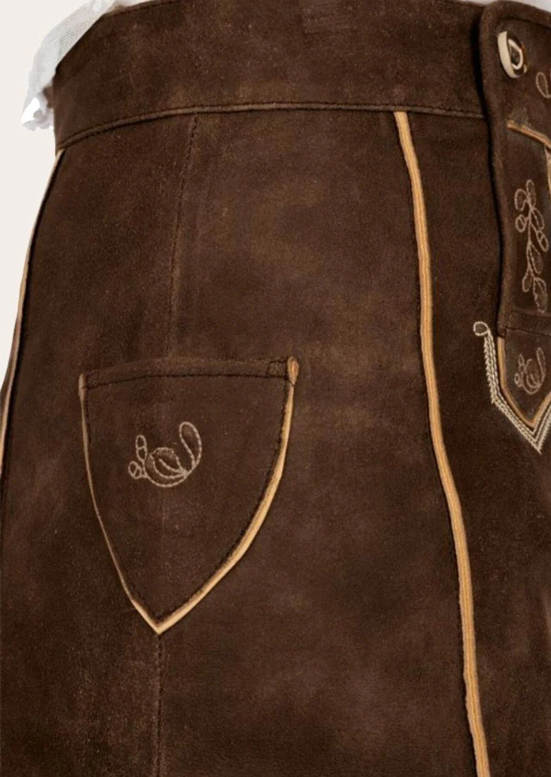 Oktoberfest Rock Damen aus Leder