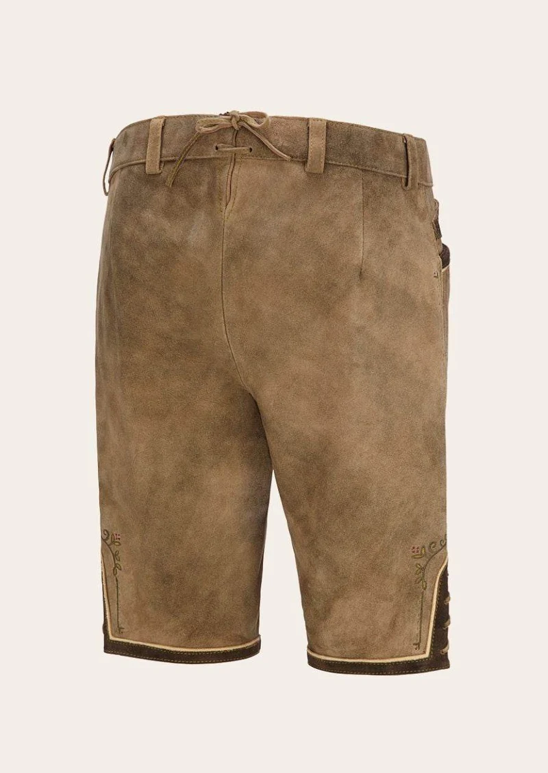Damen Kniebundlederhose aus Veloursleder
