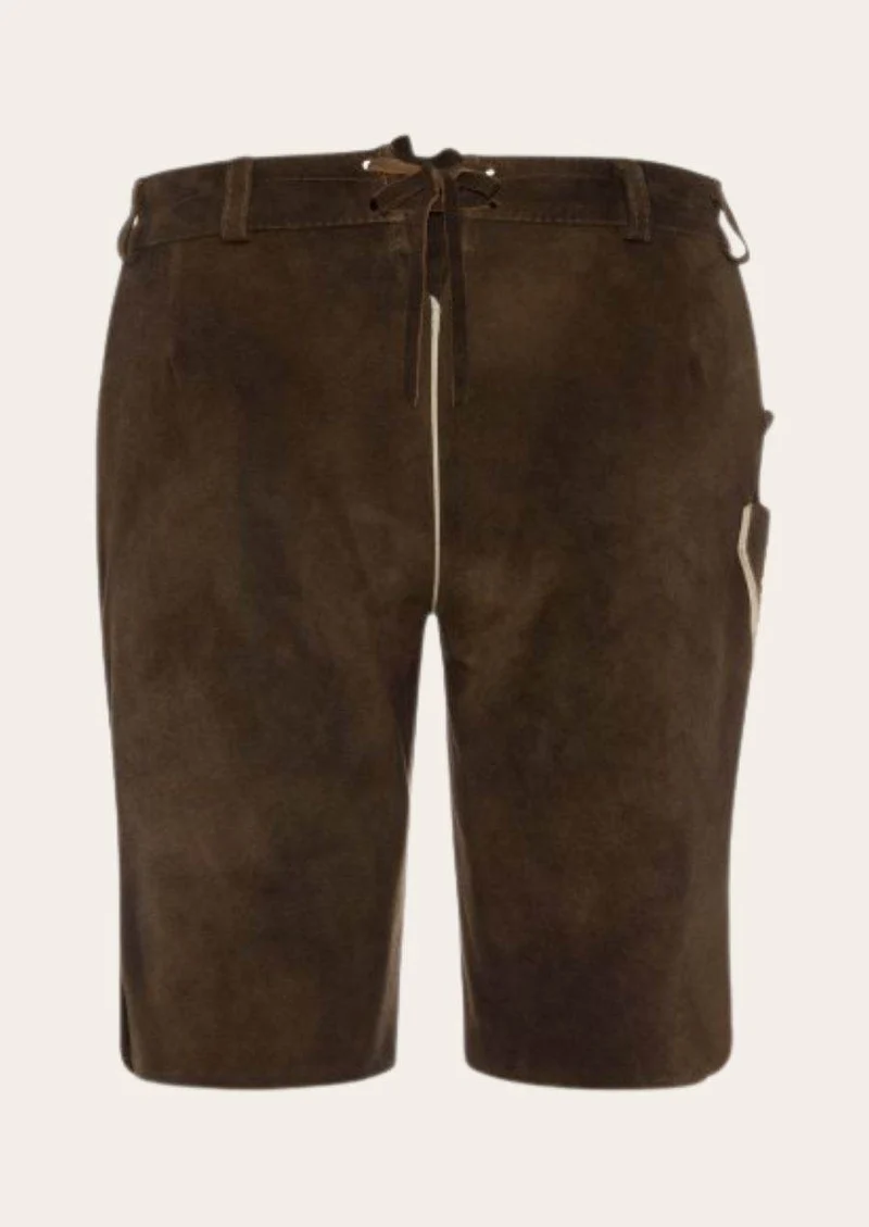 Damen Trachtenhose mit Gürtel und Blumenmotiv
