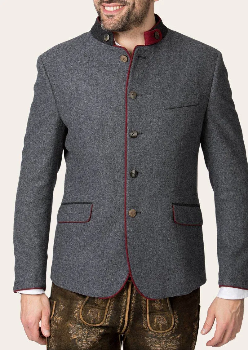 Edle Herren Trachtenjacke aus Schurwolle