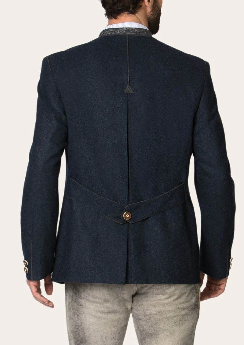 Bayerischer Herren Janker mit Paspeldetails
