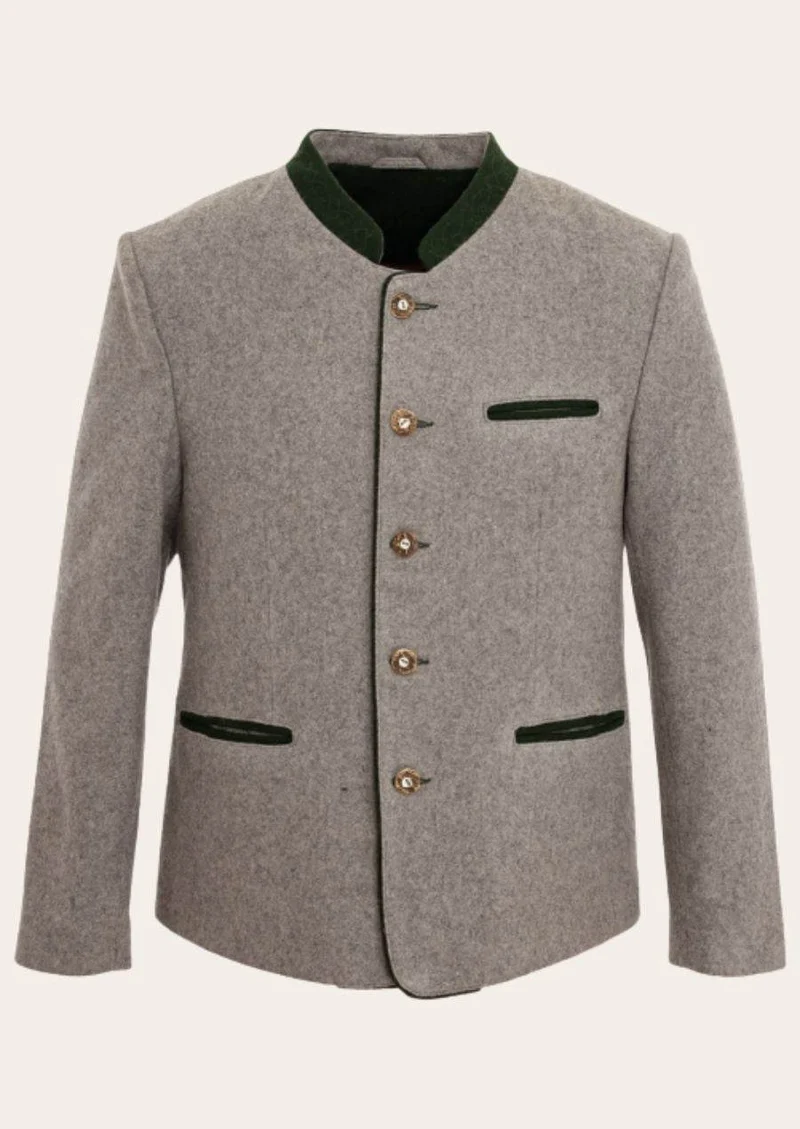 Elegante Herren Trachtenjacke im klassischen Schnitt