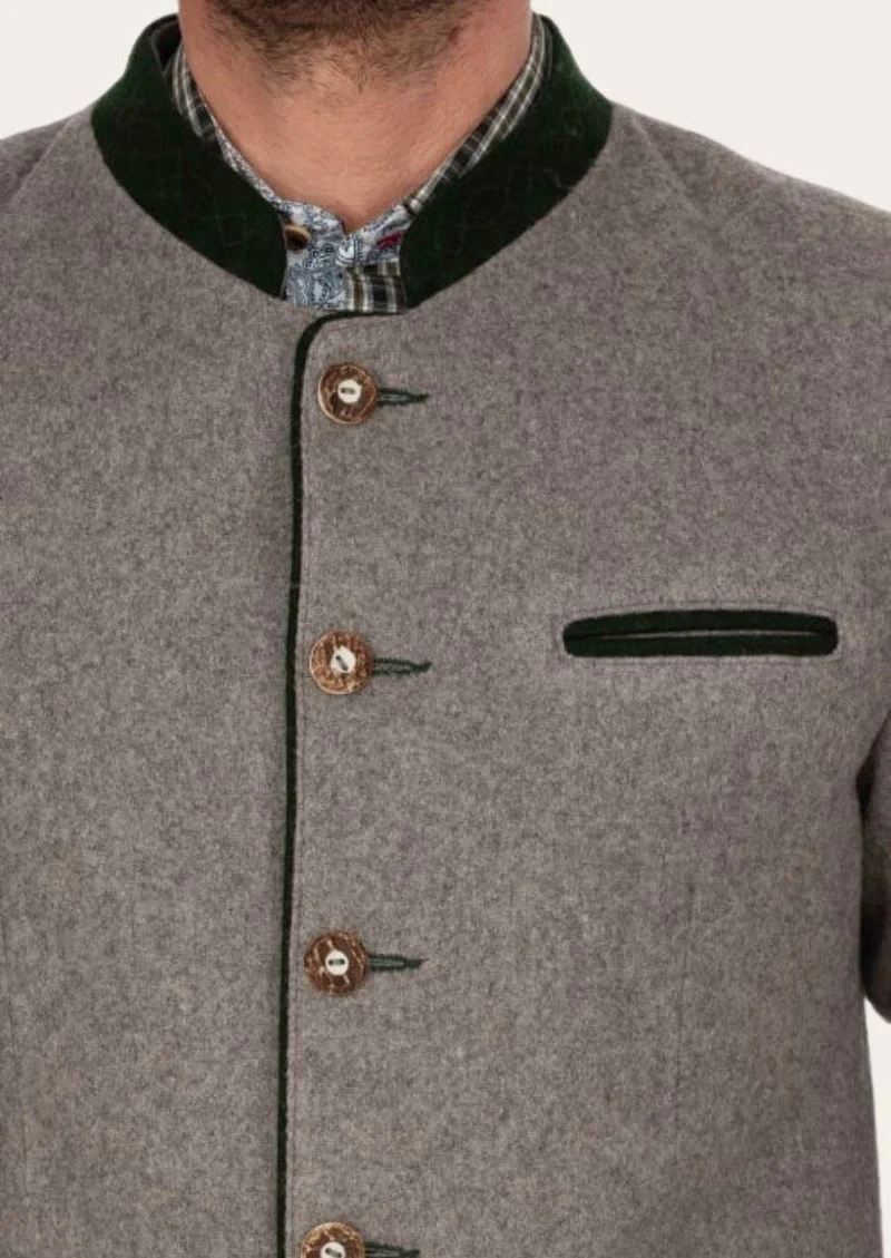 Elegante Herren Trachtenjacke im klassischen Schnitt
