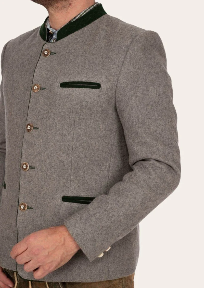 Elegante Herren Trachtenjacke im klassischen Schnitt