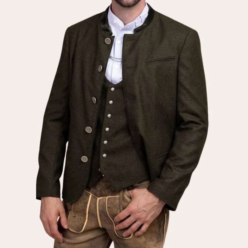 Klassische Männerjacke im Trachtenstil