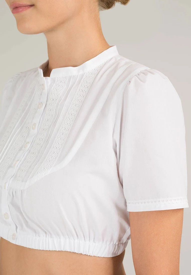 Dirndlbluse Margo weiß