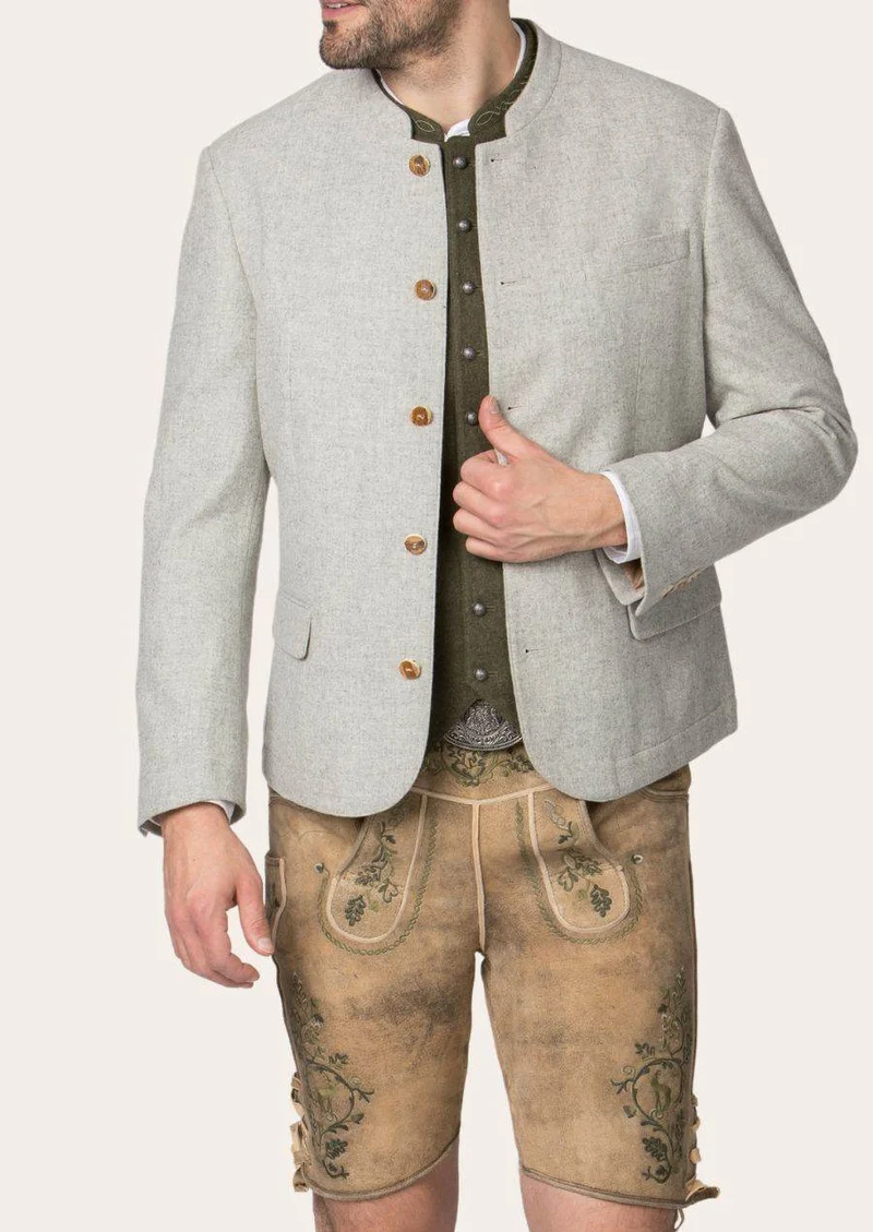 Herren Landhausjacke mit Knöpfen für Wiesn