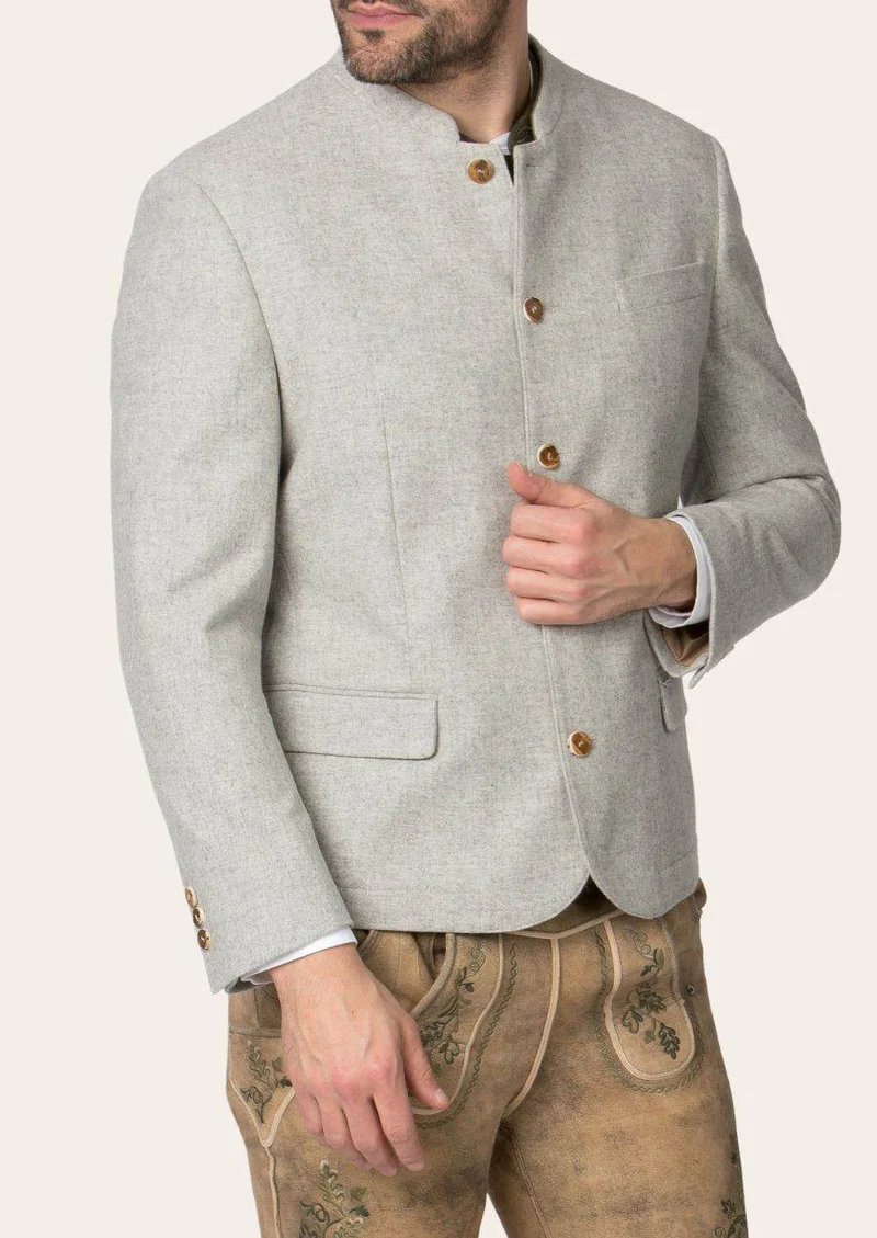 Herren Landhausjacke mit Knöpfen für Wiesn