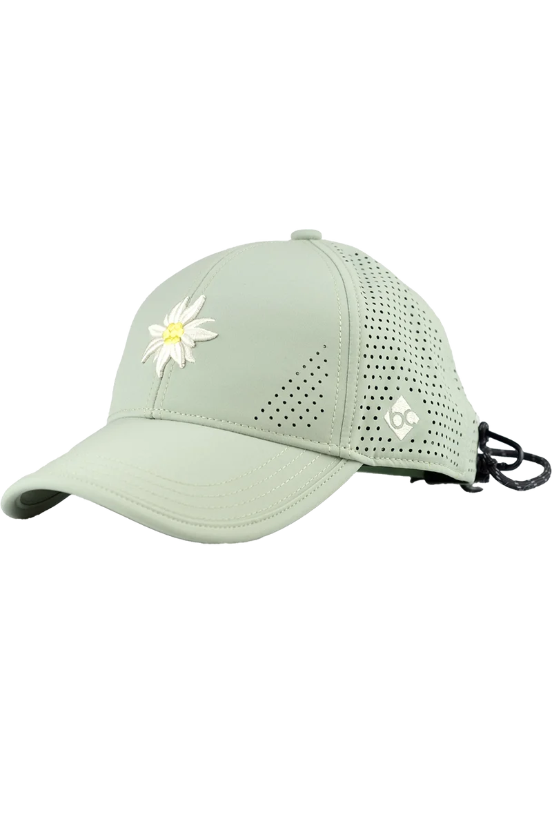 Unisex Curved-Cap mit Edelweiß-Design für Outdoor und Sport