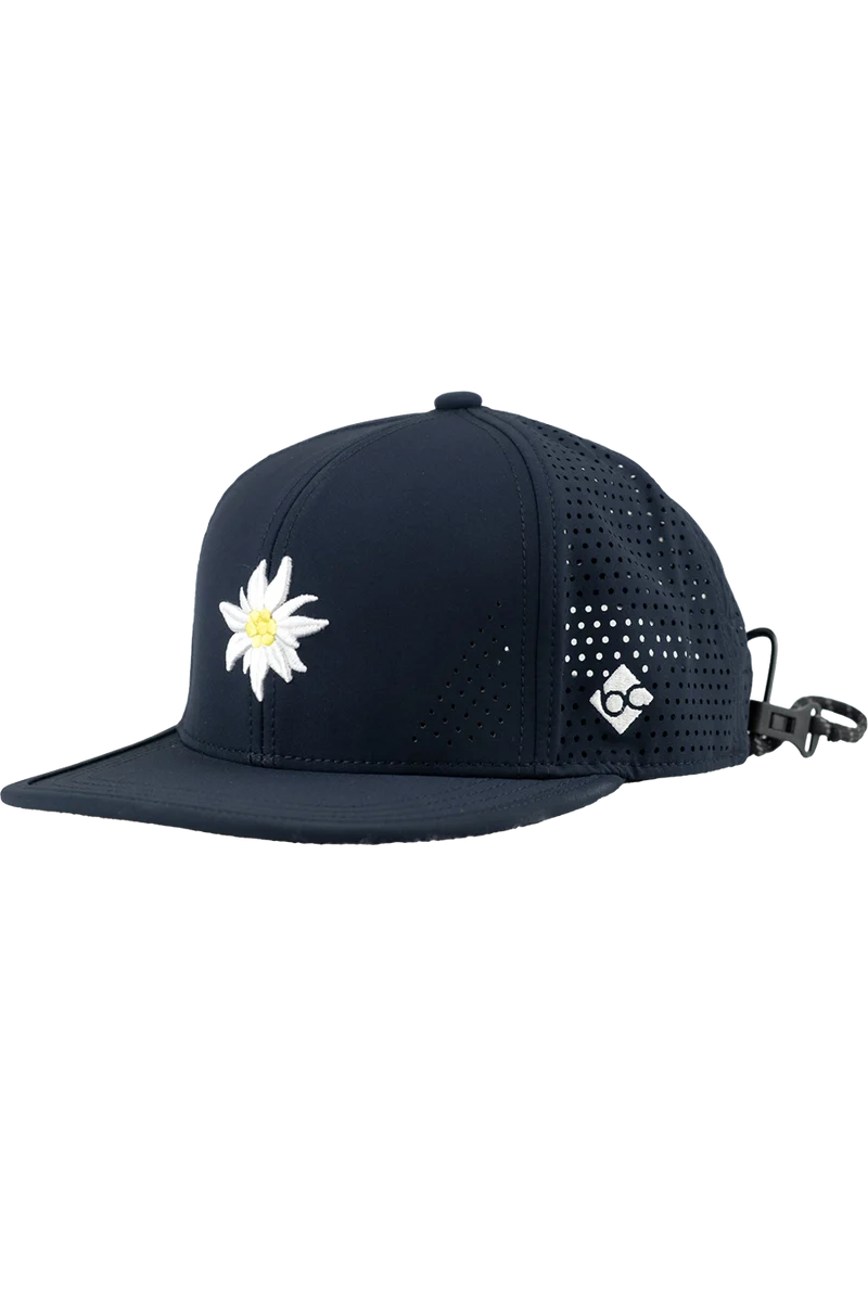 Unisex Snapback-Cap mit Edelweiß-Design und Sportfunktion