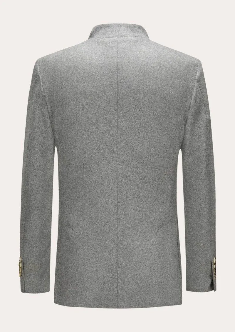 Klassische Jacke Herren Tracht aus Loden mit Ziernähten