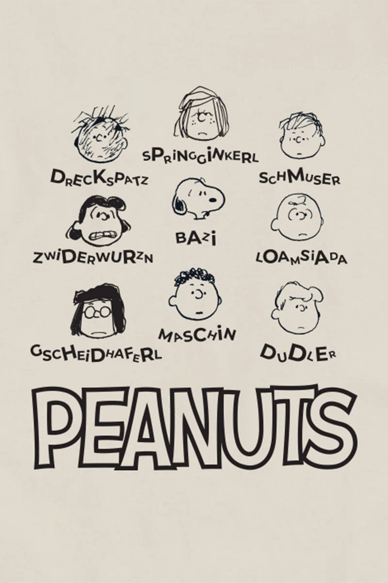 Herren T-Shirt mit Peanutsdruck 'Peanuts Grantlers'
