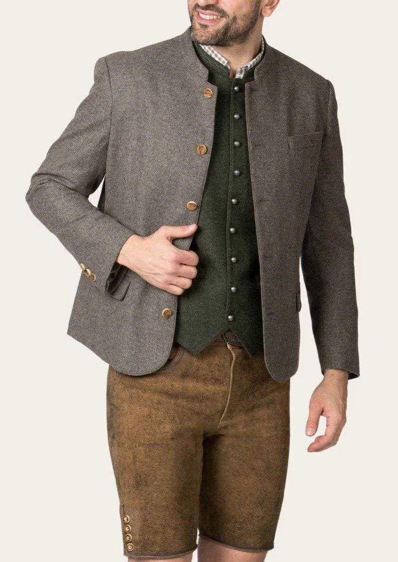 Edle Herren Trachtenjacke aus Wolle