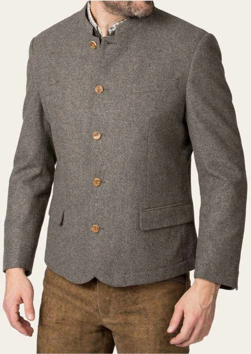 Edle Herren Trachtenjacke aus Wolle