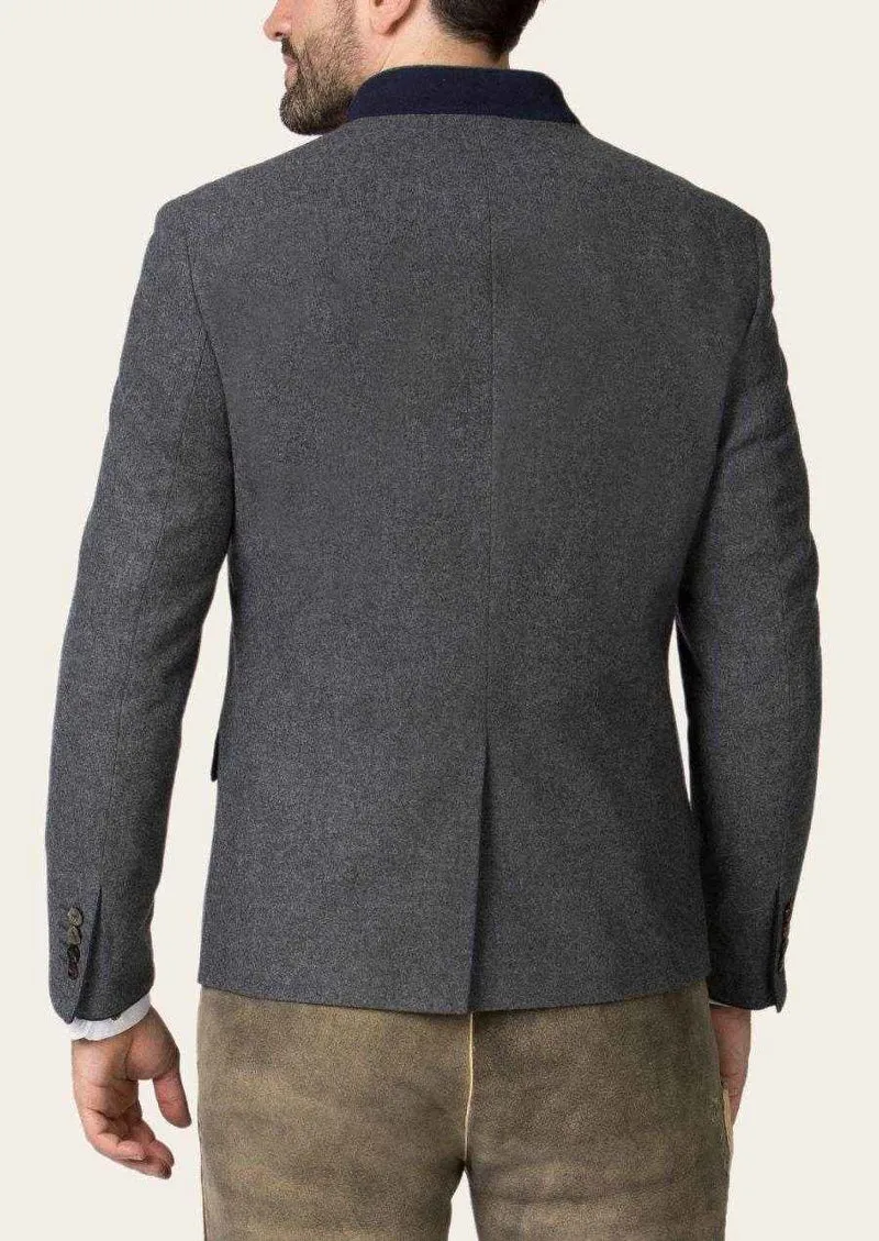 Bayerische Herren Jacke mit Trachtendetails