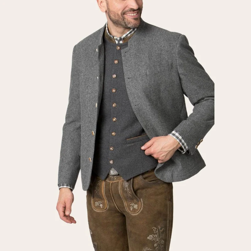 Herren Trachtenjanker aus Loden im Bayernstil