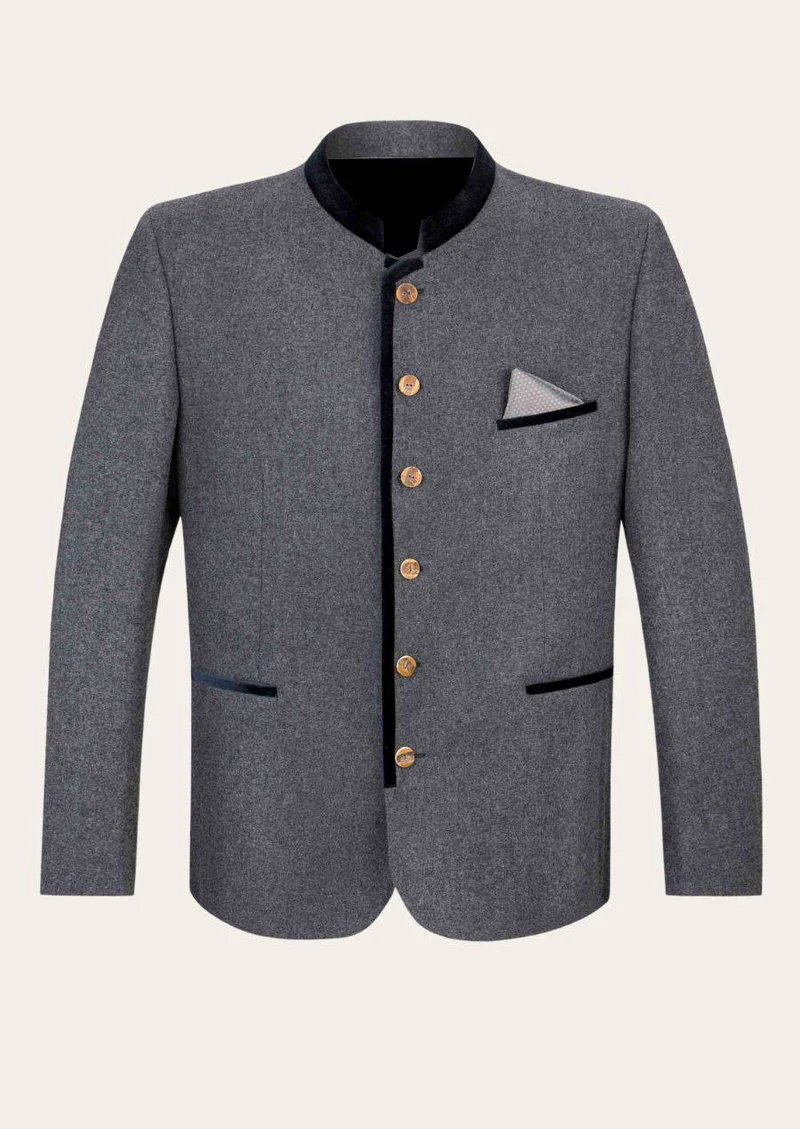 Herren Trachtenjacke mit Stickerei im Alpenstil