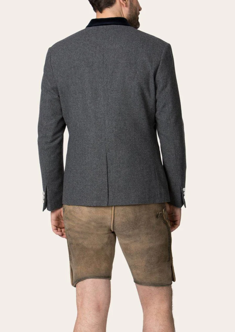 Herren Trachtenjacke mit Stickerei im Alpenstil