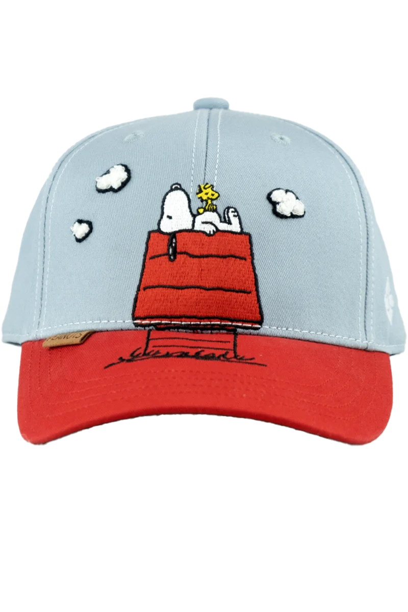 Kinder Cap mit Snoopy schläft - Stickerei