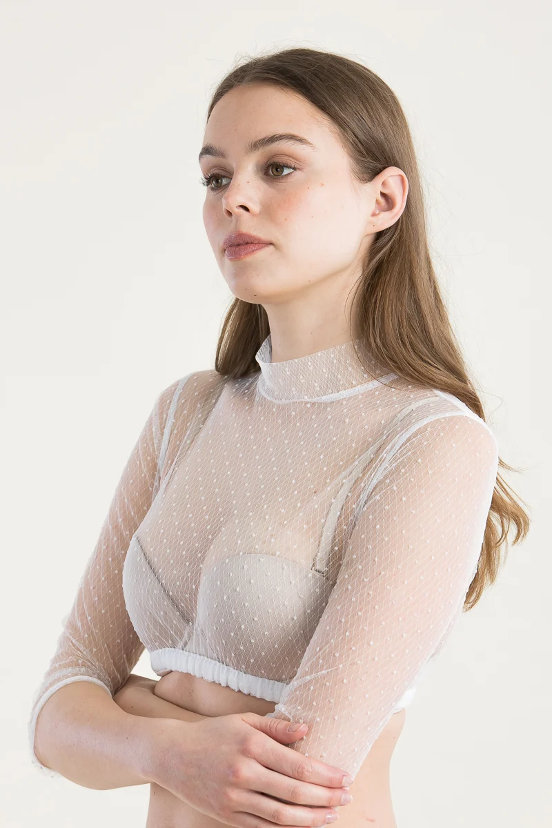 Alissa by Kinga Mathe Dirndlbluse Liliana weiß