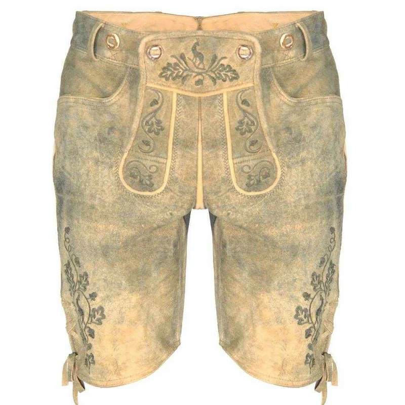 Authentische Männerlederhose mit Trachtenknöpfen