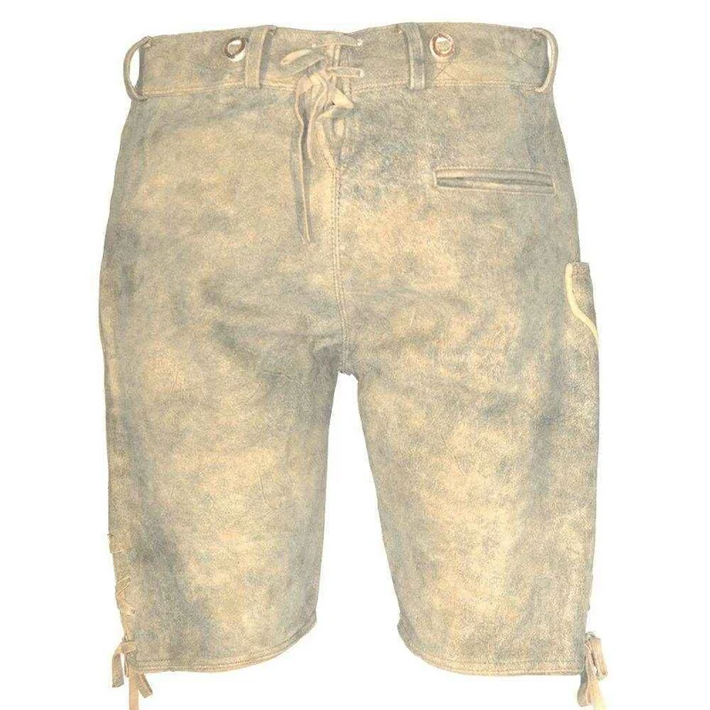 Authentische Männerlederhose mit Trachtenknöpfen